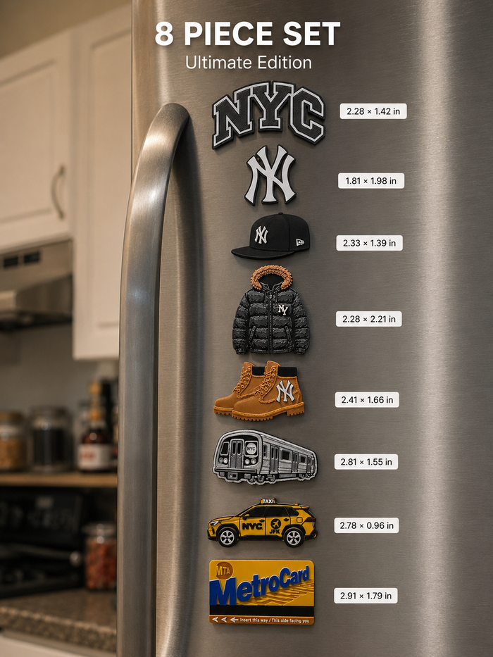 NYC Ultimate 8-Piece Magnet Set