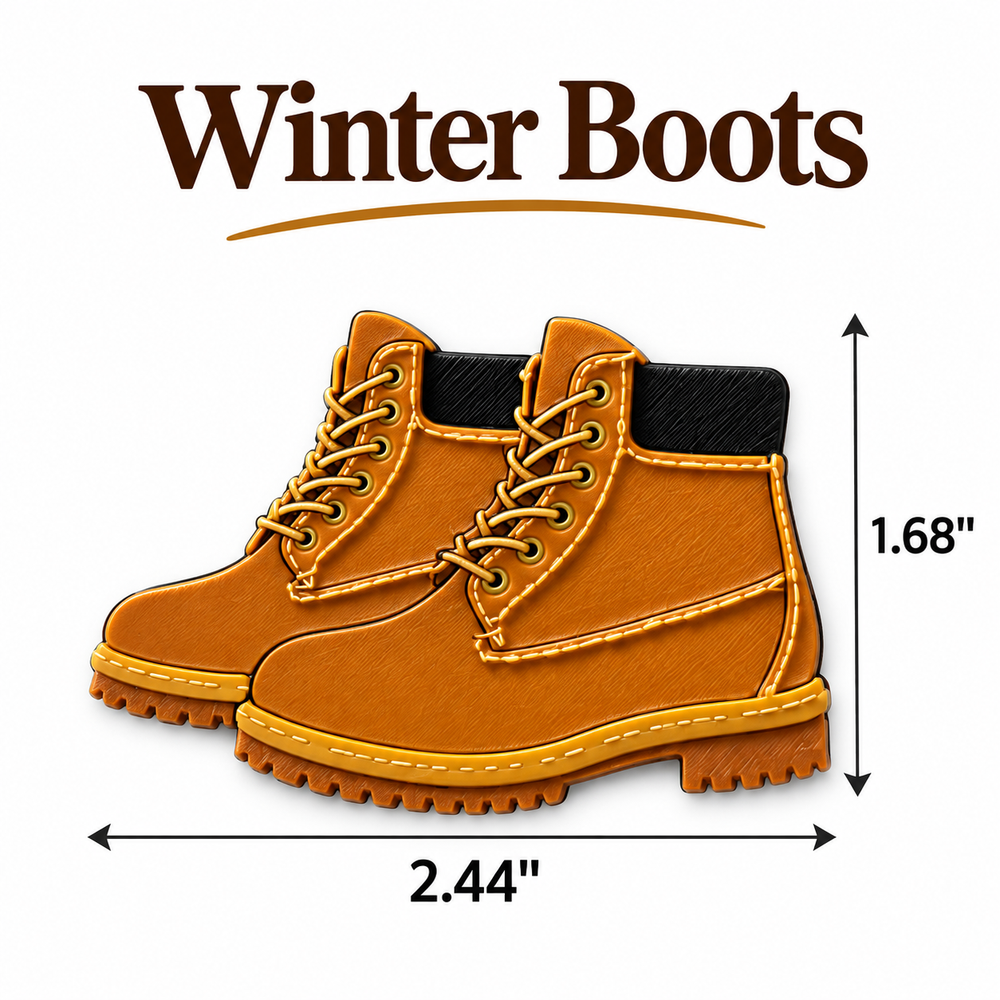Boots 3D Printed Refrigerator Magnet
