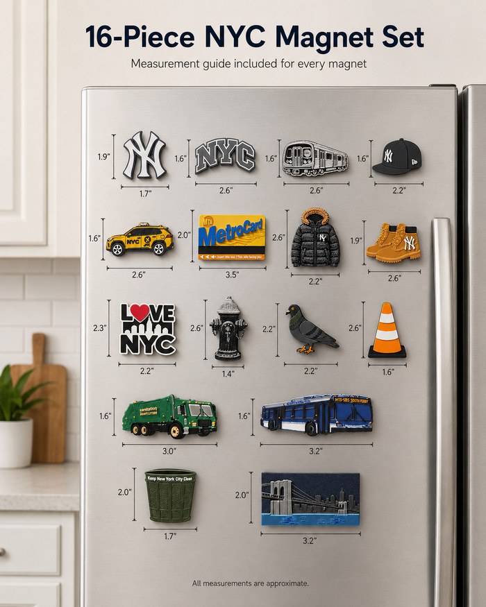 NYC Premier Double Pack – Both 8-Piece Magnet Sets