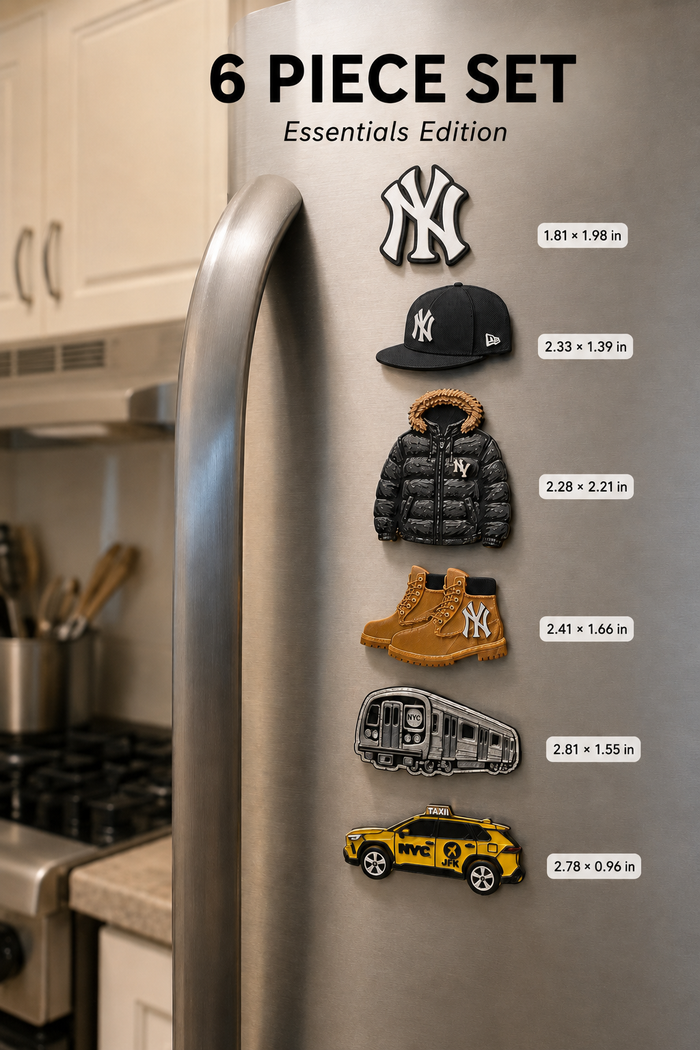 6-Piece NYC Magnet Set — Essentials