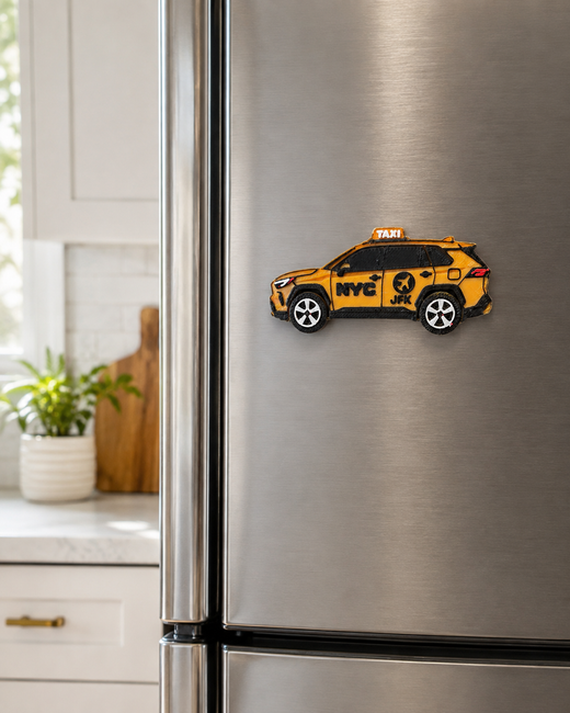 NYC Yellow Taxi 3D Printed Refrigerator Magnet