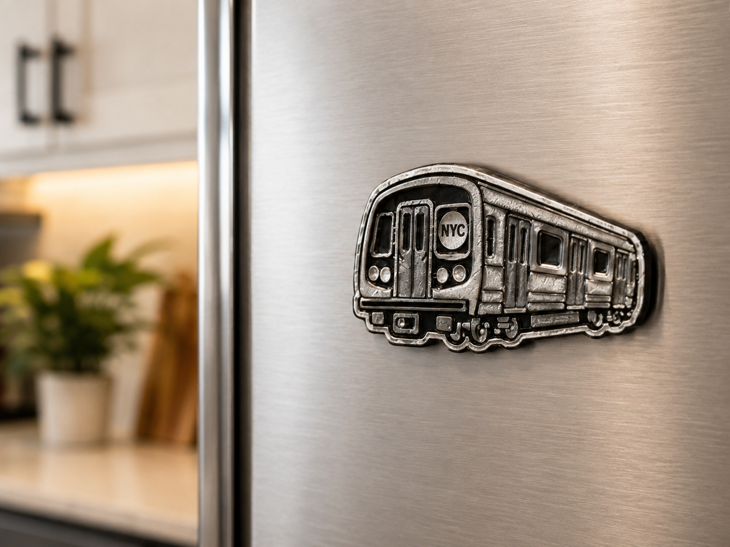 NYC Subway Train 3D Printed Refrigerator Magnet