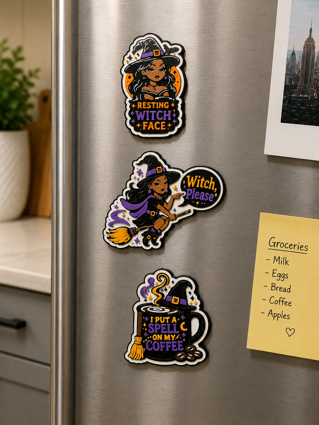 Witch Magnet Bundle – Set of 3
