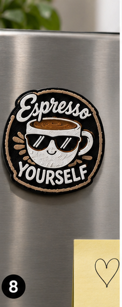 Espresso Yourself 3D Printed Refrigerator Magnet