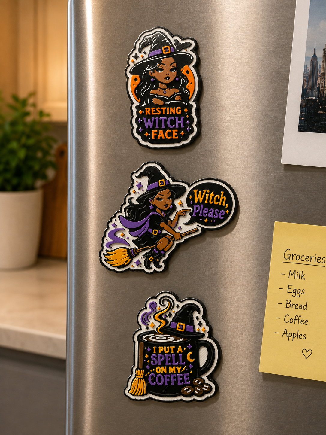 Witch Magnet Bundle – Set of 3